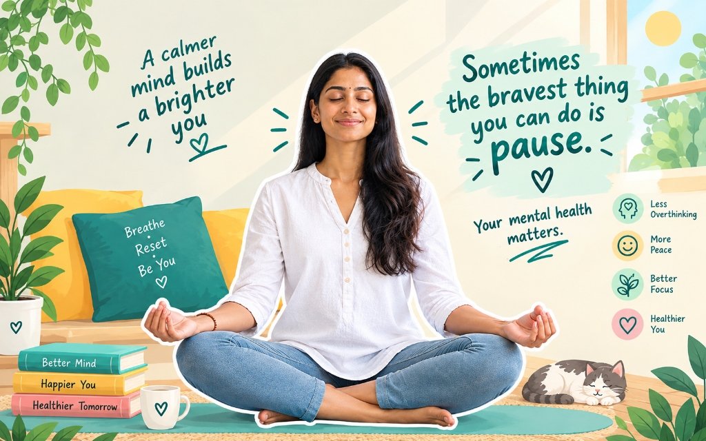 Sometimes the bravest thing you can do is pause - Heed Mental Health Support